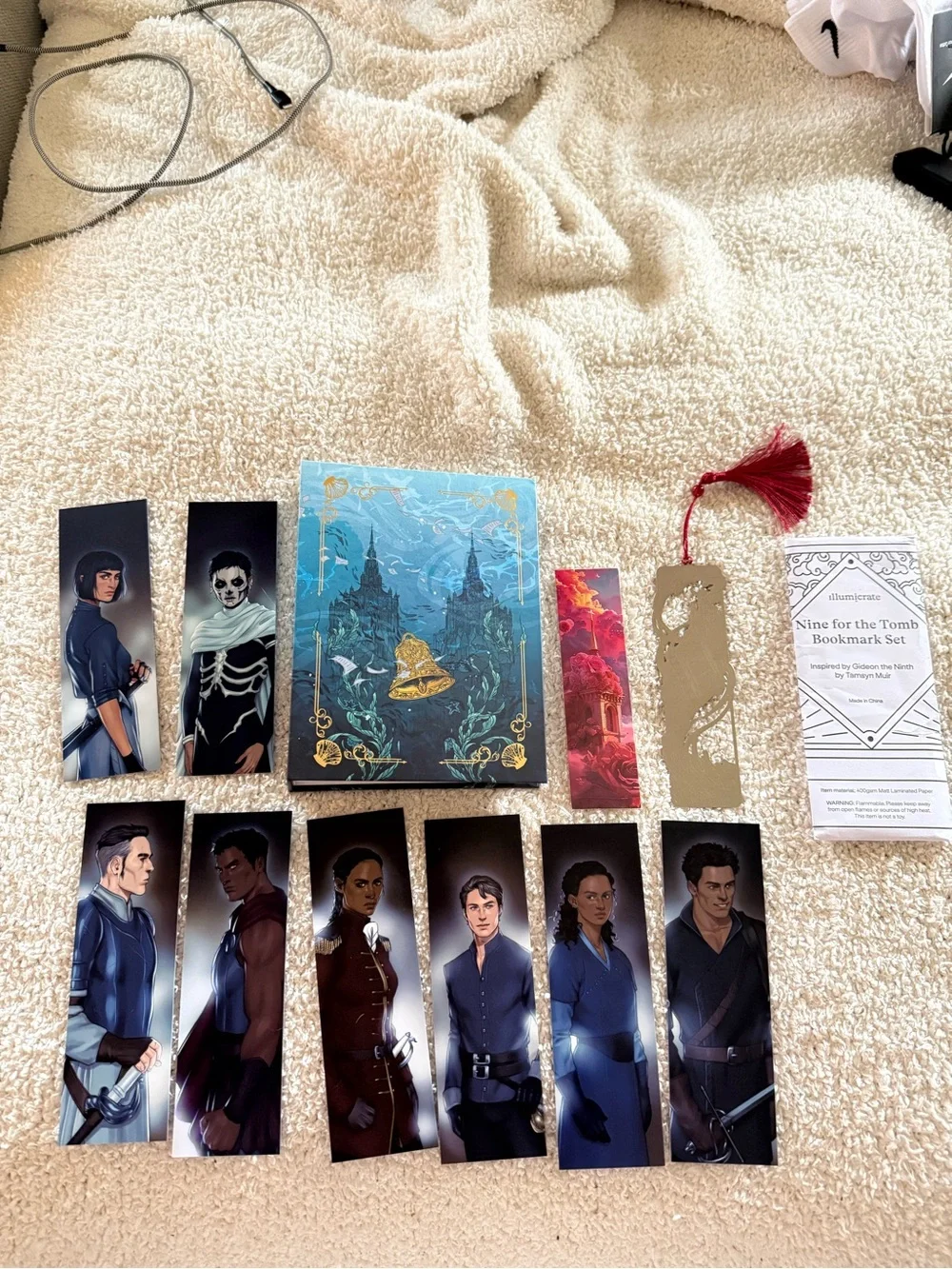 Bookmark holder with Nine for the Tomb Bookmark Set and more